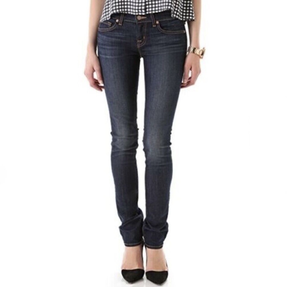J Brand Womens Pencil Leg Skinny Jean 27 x 33.5 Dark Wash 912 Ink Stretch